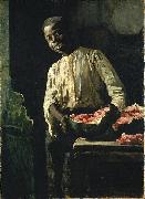 Thomas Hovenden I Know d It Was Ripe Spain oil painting artist